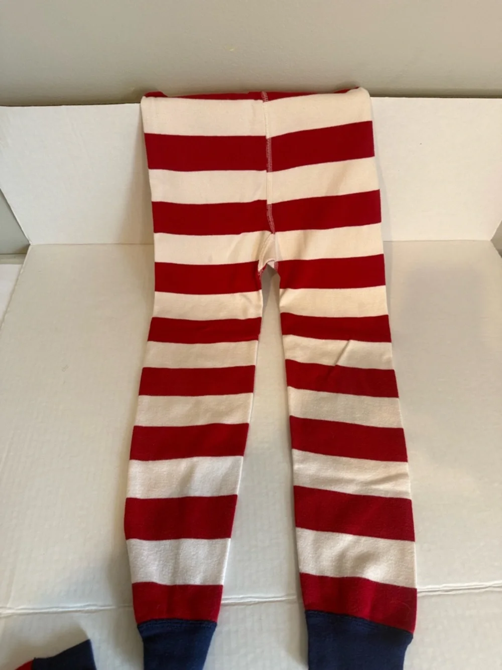Hanna Andersson Red and Cream‎ Striped Kids Pajama Top